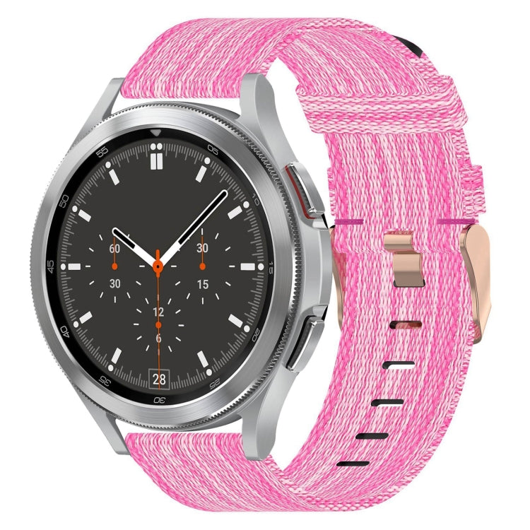 20mm Nylon Woven Watch Band, For Samsung Galaxy Watch4 40mm, For Samsung Galaxy Watch4 44mm, For Samsung Galaxy Watch4 Classic 46mm