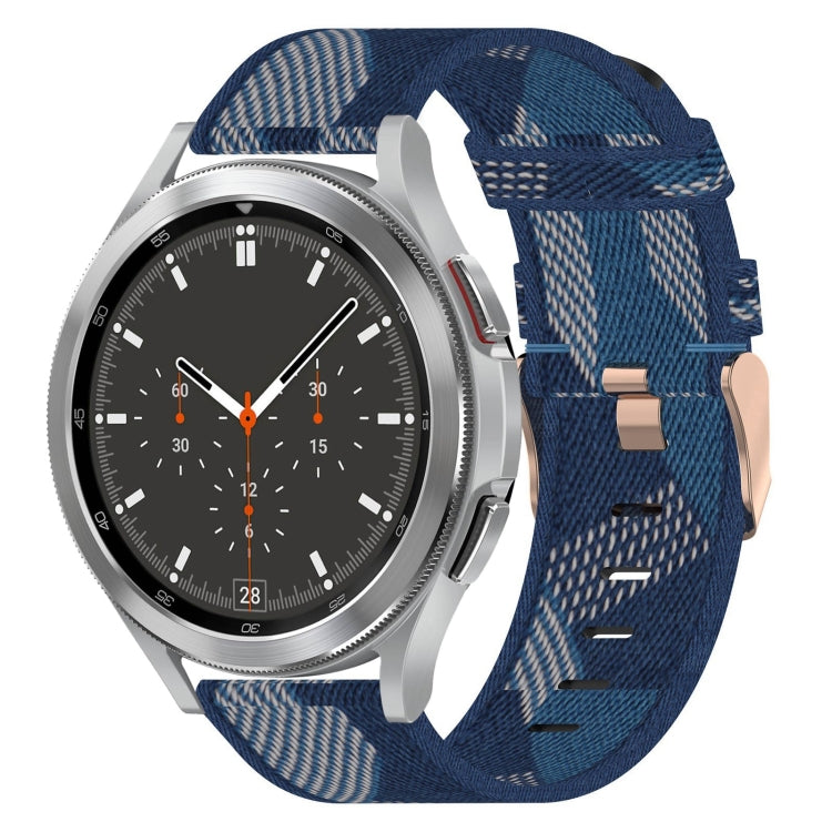 20mm Nylon Woven Watch Band, For Samsung Galaxy Watch4 40mm, For Samsung Galaxy Watch4 44mm, For Samsung Galaxy Watch4 Classic 46mm
