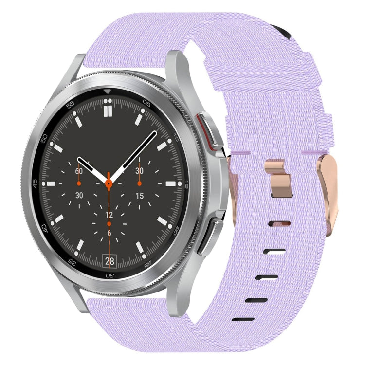 20mm Nylon Woven Watch Band, For Samsung Galaxy Watch4 40mm, For Samsung Galaxy Watch4 44mm, For Samsung Galaxy Watch4 Classic 46mm