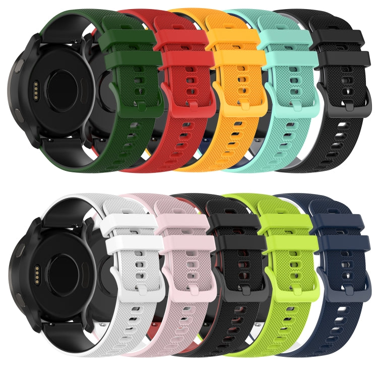 20mm Checkered Two-Color Silicone Watch Band, For Samsung Galaxy Watch Active 40mm, For Samsung Galaxy Watch 42mm
