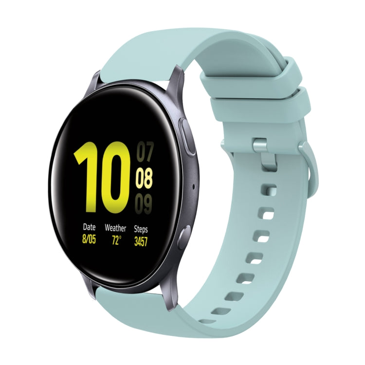20mm Solid Color Soft Silicone Watch Band, For Samsung Galaxy Watch Active 2 44mm, For Samsung Galaxy Watch Active 40mm