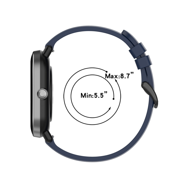 20mm Solid Color Soft Silicone Watch Band, For Samsung Galaxy Watch 5 Pro 45mm, For Samsung Galaxy Watch 4 44mm