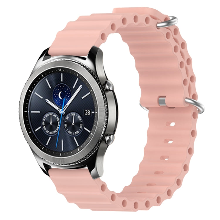 22mm Ocean Style Silicone Solid Color Watch Band, For Samsung Gear S3 Classic, For Samsung Gear S3 Frontier