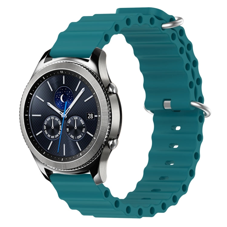 22mm Ocean Style Silicone Solid Color Watch Band, For Samsung Gear S3 Classic, For Samsung Gear S3 Frontier