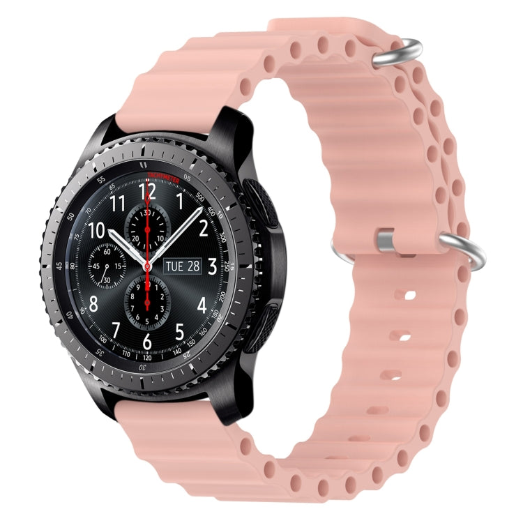 22mm Ocean Style Silicone Solid Color Watch Band, For Samsung Gear S3 Classic, For Samsung Gear S3 Frontier