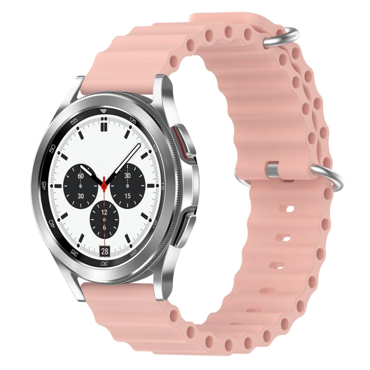 20mm Ocean Style Silicone Solid Color Watch Band, For Samsung Galaxy Watch 4 40mm, For Samsung Galaxy Watch 4 Classic 42mm