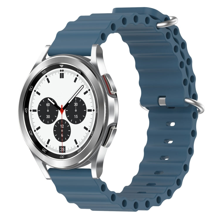 20mm Ocean Style Silicone Solid Color Watch Band, For Samsung Galaxy Watch 4 40mm, For Samsung Galaxy Watch 4 Classic 42mm