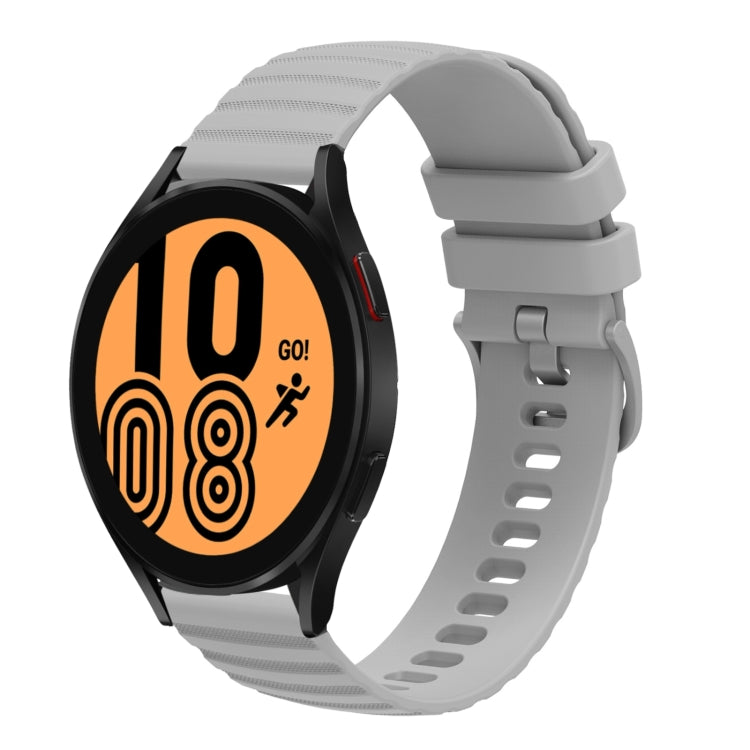 20mm Wavy Dotted Solid-Color Silicone Watch Band, For Samsung Galaxy Watch5 / 5 Pro, For Samsung Galaxy Watch4 40mm/44mm
