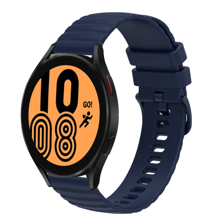 20mm Wavy Dotted Solid-Color Silicone Watch Band, For Samsung Galaxy Watch5 / 5 Pro, For Samsung Galaxy Watch4 40mm/44mm