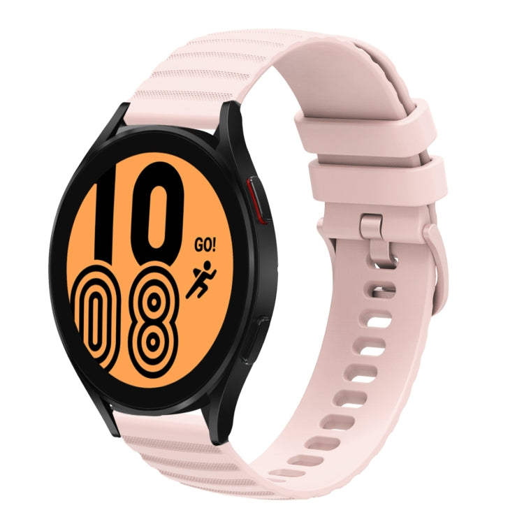 20mm Wavy Dotted Solid-Color Silicone Watch Band, For Samsung Galaxy Watch5 / 5 Pro, For Samsung Galaxy Watch4 40mm/44mm