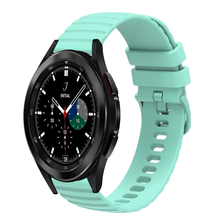 20mm Wavy Dotted Solid-Color Silicone Watch Band, For Samsung Galaxy Watch4 Classic 42mm/46mm, For Samsung Galaxy Gear Sport
