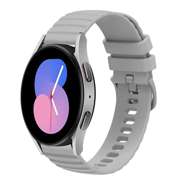 20mm Wavy Dotted Solid-Color Silicone Watch Band, For Samsung Galaxy Watch Active2 40mm/44mm, For Samsung Galaxy Watch 42mm