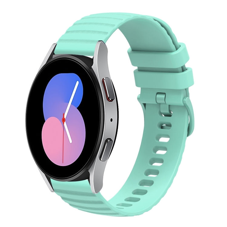 20mm Wavy Dotted Solid-Color Silicone Watch Band, For Samsung Galaxy Watch Active2 40mm/44mm, For Samsung Galaxy Watch 42mm