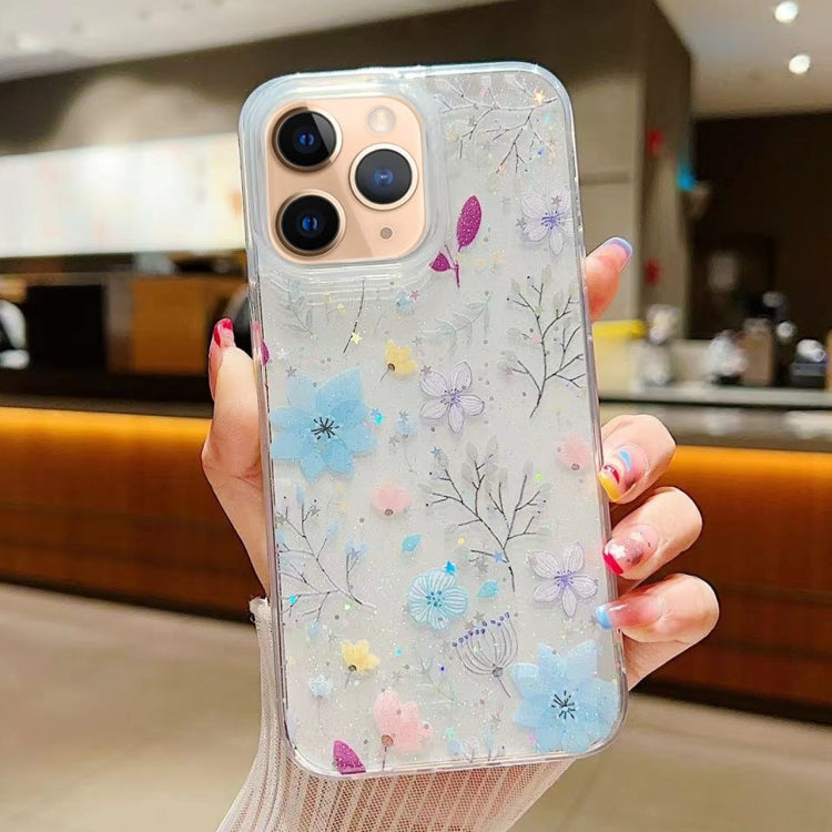 Fresh Small Floral Epoxy TPU Phone Case, For iPhone 11, For iPhone 11 Pro, For iPhone XR, For iPhone XS Max