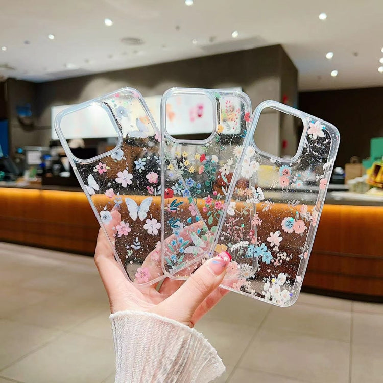 Fresh Small Floral Epoxy TPU Phone Case, For iPhone 11, For iPhone 11 Pro, For iPhone XR, For iPhone XS Max
