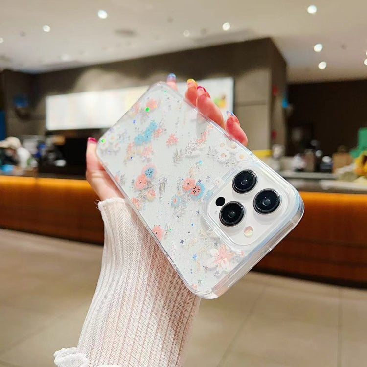 Fresh Small Floral Epoxy TPU Phone Case, For iPhone 11, For iPhone 11 Pro, For iPhone XR, For iPhone XS Max