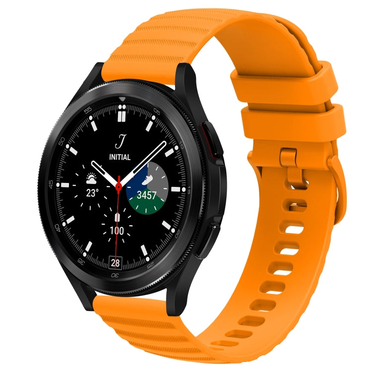 20mm Wavy Dot Pattern Solid Color Silicone Watch Band, For Samsung Galaxy Watch 4 Classic 42mm, For Samsung Galaxy Watch 4 Classic 46mm