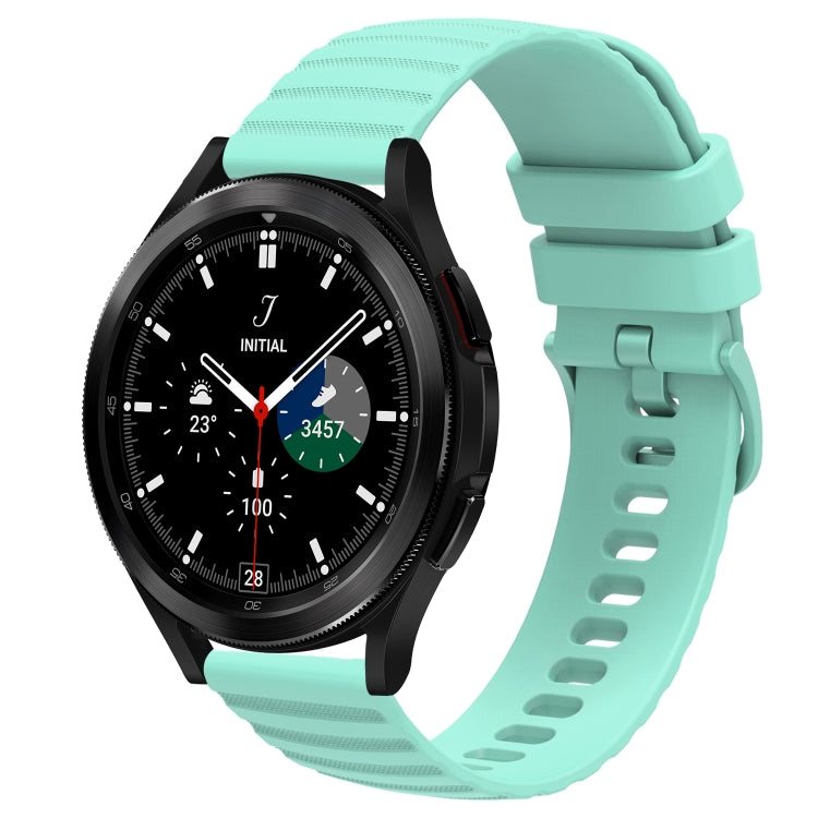 20mm Wavy Dot Pattern Solid Color Silicone Watch Band, For Samsung Galaxy Watch 4 Classic 42mm, For Samsung Galaxy Watch 4 Classic 46mm