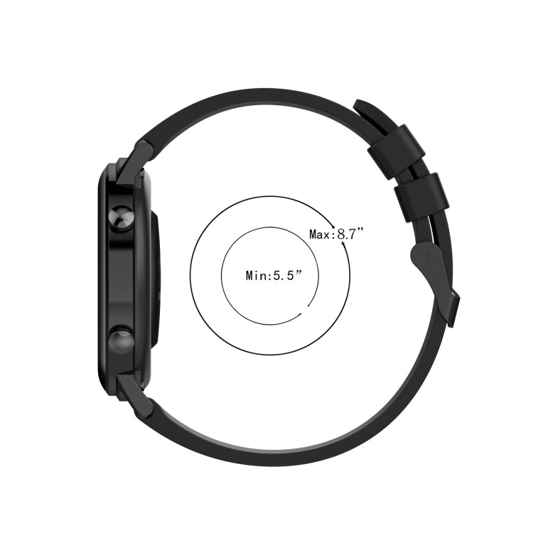 20mm Wavy Dot Pattern Solid Color Silicone Watch Band, For Samsung Galaxy Watch Active 2 40mm, For Samsung Galaxy Watch Active 2 44mm