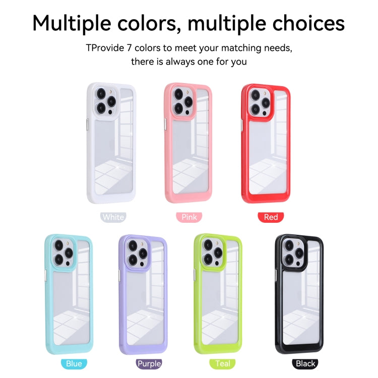 Solid Solor TPU Space Acrylic Phone Case, For iPhone 11, For iPhone 11 Pro Max, For iPhone 12