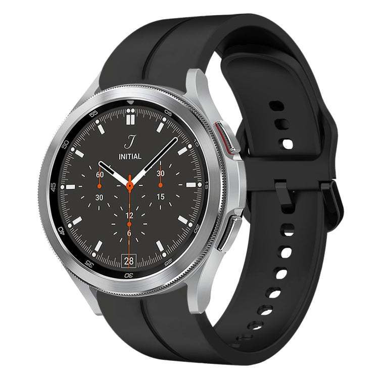 20mm Loop Silicone Watch Band, For Samsung Galaxy Watch 4 Classic 42mm, For Samsung Galaxy Watch 4 Classic 46mm