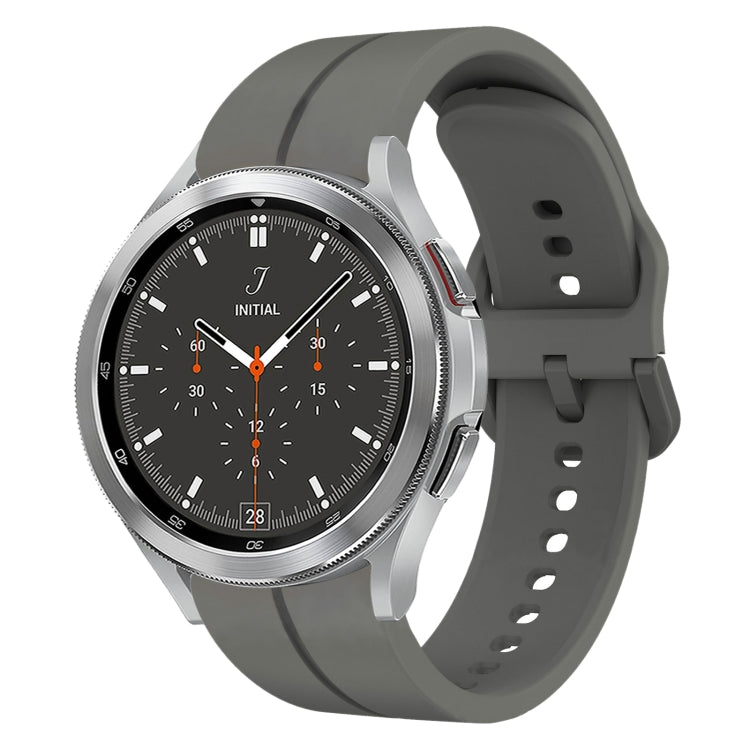 20mm Loop Silicone Watch Band, For Samsung Galaxy Watch 4 Classic 42mm, For Samsung Galaxy Watch 4 Classic 46mm