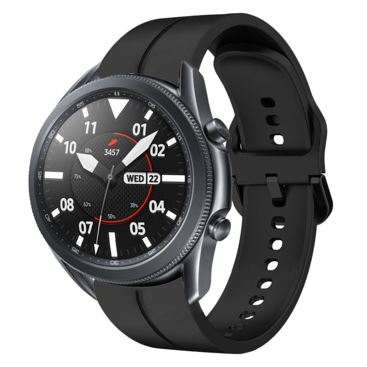 22mm Loop Silicone Watch Band, For Samsung Galaxy Watch3 45mm, For Samsung Galaxy Watch 46mm