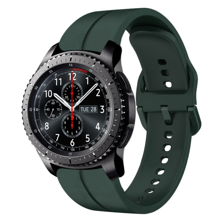 22mm Loop Silicone Watch Band, For Samsung Gear S3 Classic, For Samsung Gear S3 Frontier