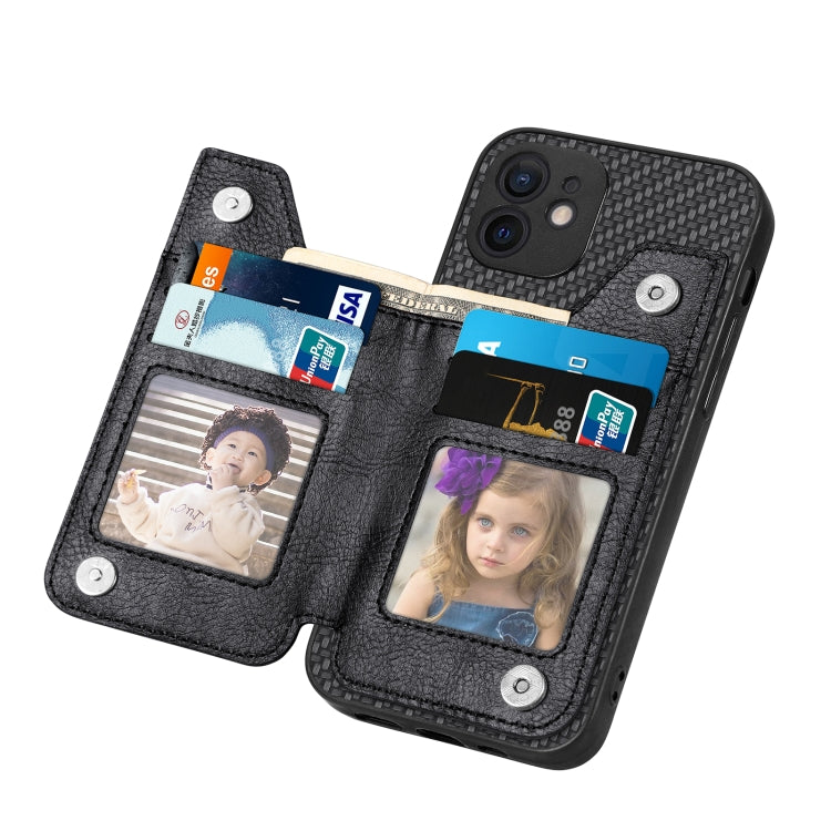 Carbon Fiber Horizontal Flip Zipper Wallet Phone Case, For iPhone 11, For iPhone 11 Pro, For iPhone 11 Pro Max, For iPhone X / XS