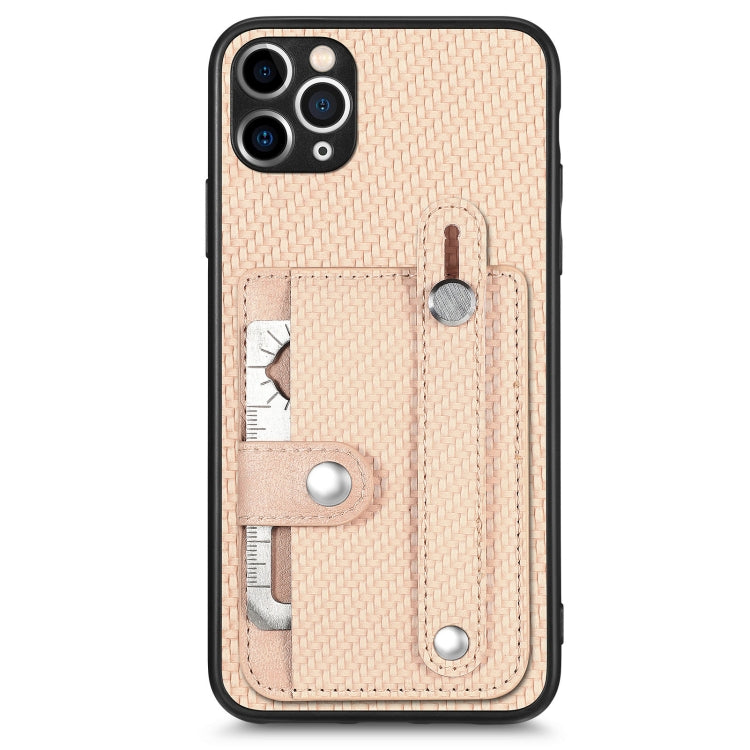 Wristband Kickstand Card Wallet Back Cover Phone Case with Tool Knife, For iPhone 11, For iPhone 11 Pro, For iPhone 11 Pro Max, For iPhone X / XS
