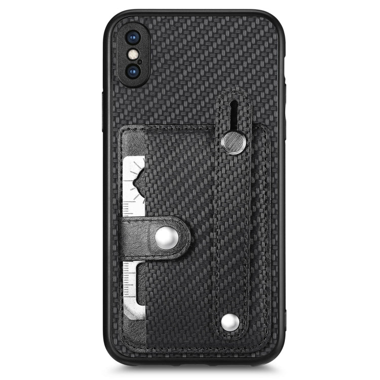 Wristband Kickstand Card Wallet Back Cover Phone Case with Tool Knife, For iPhone 11, For iPhone 11 Pro, For iPhone 11 Pro Max, For iPhone X / XS