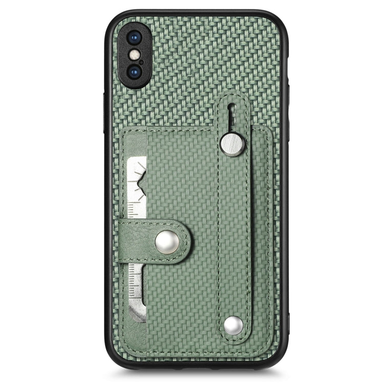 Wristband Kickstand Card Wallet Back Cover Phone Case with Tool Knife, For iPhone 11, For iPhone 11 Pro, For iPhone 11 Pro Max, For iPhone X / XS