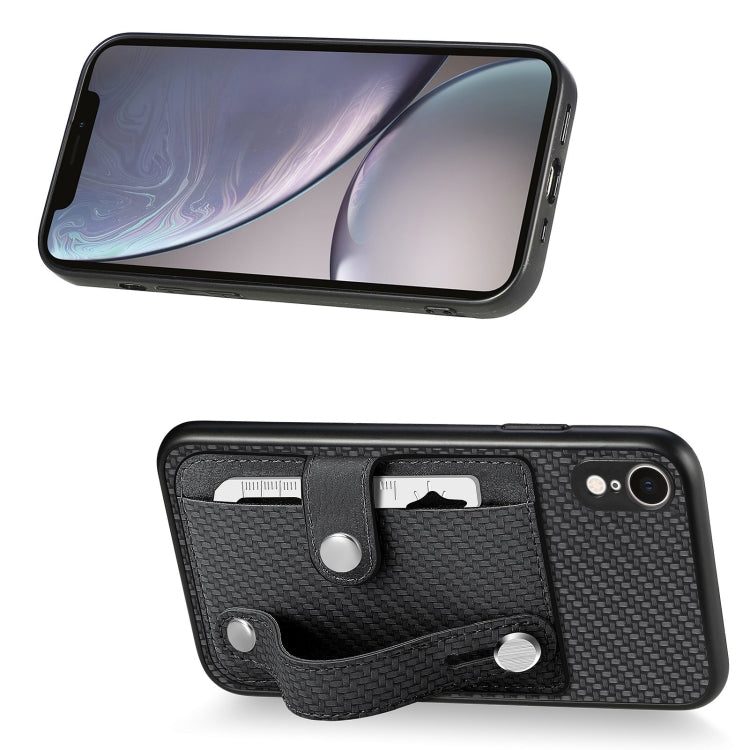 Wristband Kickstand Card Wallet Back Cover Phone Case with Tool Knife