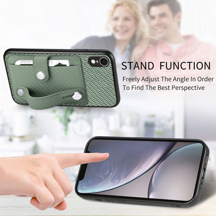 Wristband Kickstand Card Wallet Back Cover Phone Case with Tool Knife