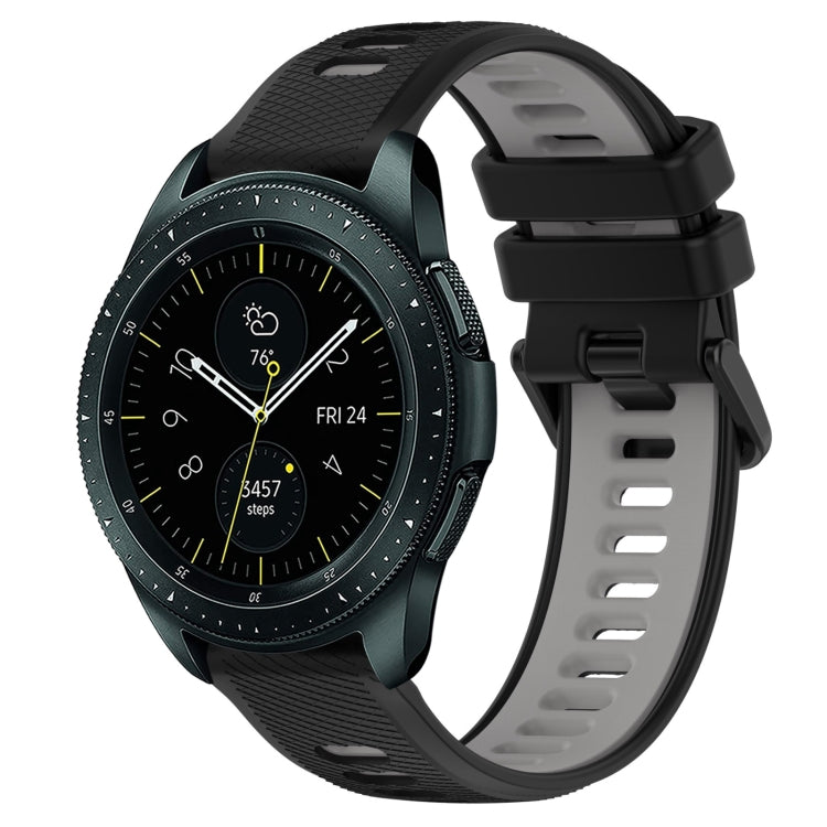 20mm Sports Two-Color Silicone Watch Band, For Samsung Galaxy Watch 42mm, For Samsung Galaxy Watch 6 44mm