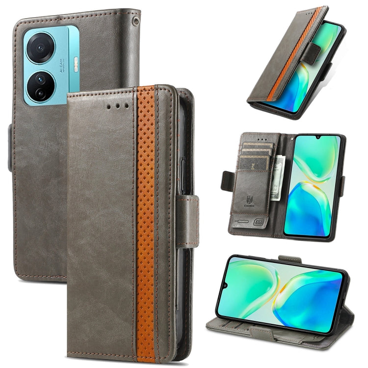 CaseNeo Splicing Dual Magnetic Buckle Leather Phone Case, For Tecno Pova Neo 5G, For vivo S15e, For Xiaomi 13 Lite, For ZTE Blade A52
