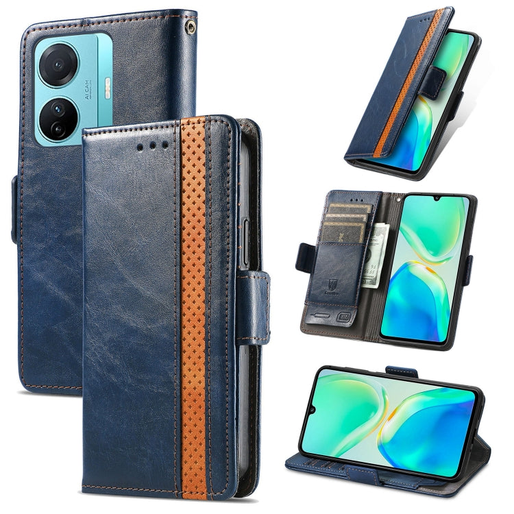 CaseNeo Splicing Dual Magnetic Buckle Leather Phone Case, For Tecno Pova Neo 5G, For vivo S15e, For Xiaomi 13 Lite, For ZTE Blade A52