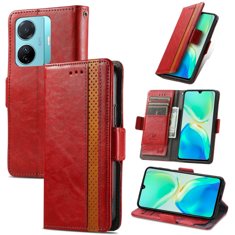 CaseNeo Splicing Dual Magnetic Buckle Leather Phone Case, For Tecno Pova Neo 5G, For vivo S15e, For Xiaomi 13 Lite, For ZTE Blade A52
