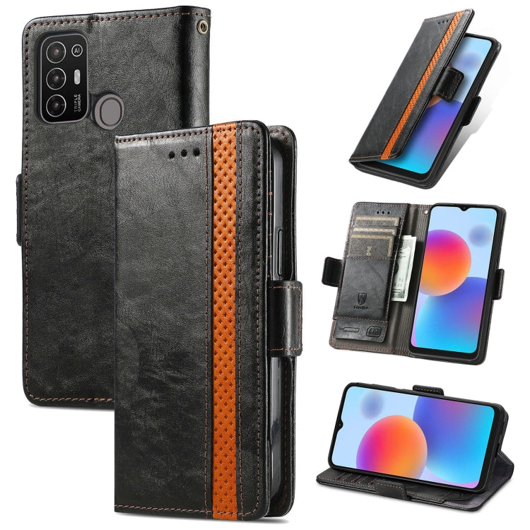 CaseNeo Splicing Dual Magnetic Buckle Leather Phone Case, For Tecno Pova Neo 5G, For vivo S15e, For Xiaomi 13 Lite, For ZTE Blade A52