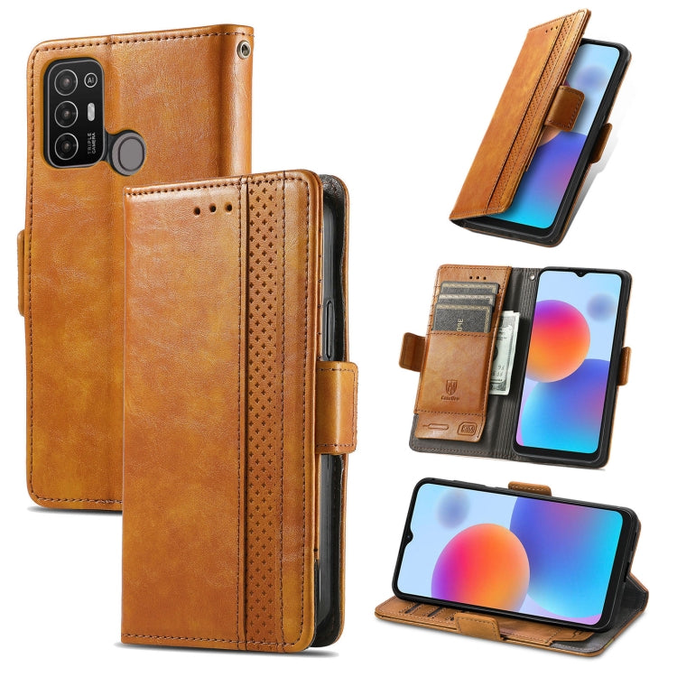 CaseNeo Splicing Dual Magnetic Buckle Leather Phone Case, For Tecno Pova Neo 5G, For vivo S15e, For Xiaomi 13 Lite, For ZTE Blade A52