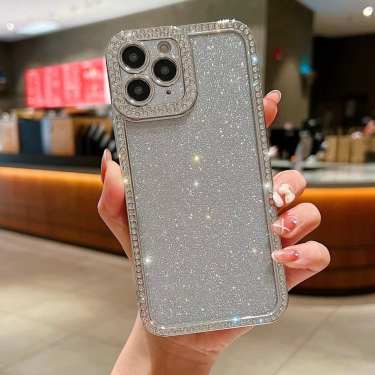 Diamond Gradient Glitter Plated TPU Phone Case, For iPhone 15 Pro Max, For iPhone 11, For iPhone 11 Pro Max