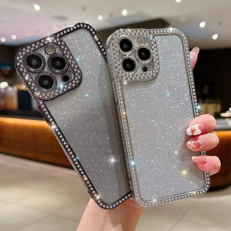Diamond Gradient Glitter Plated TPU Phone Case, For iPhone 15 Pro Max, For iPhone 11, For iPhone 11 Pro Max