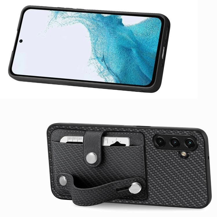 Wristband Kickstand Wallet Back Phone Case with Tool Knife