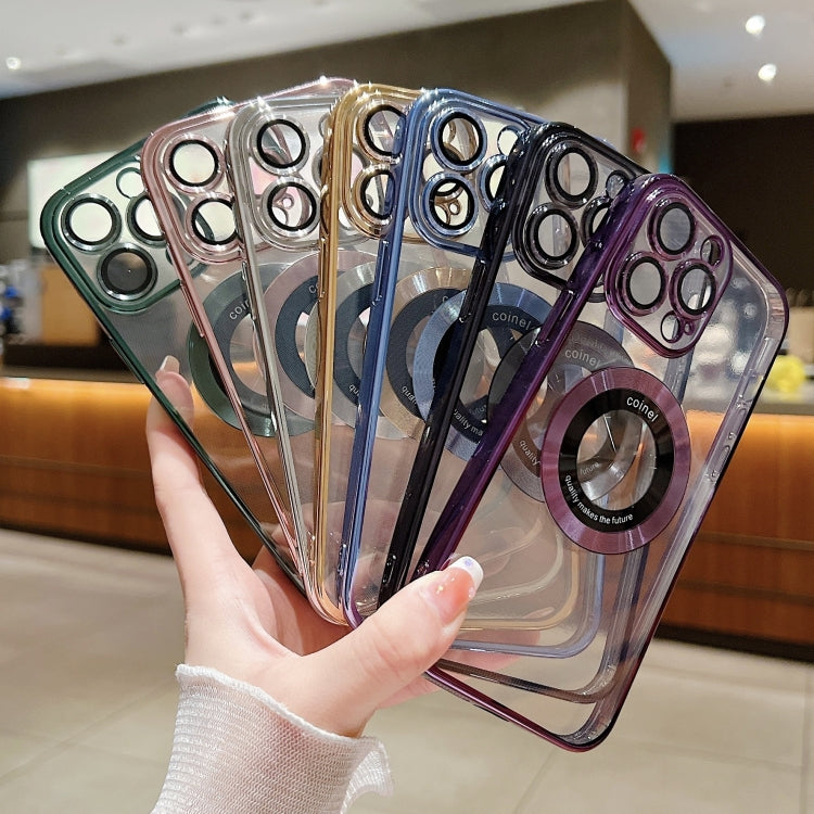 Electroplating Magsafe TPU Phone Case, For iPhone 15 Plus, For iPhone 15, For iPhone 14 Plus