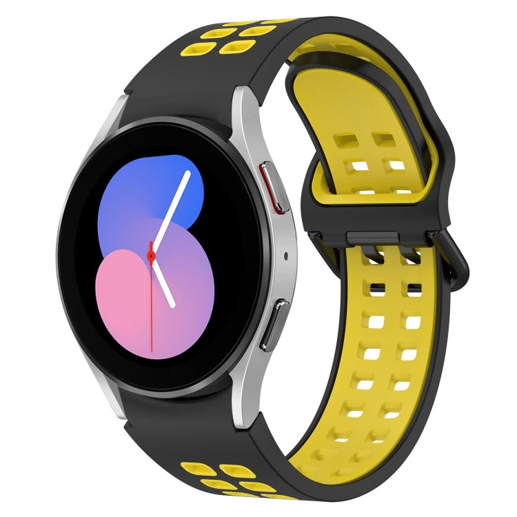 Two-Color Breathable Silicone Watch Band, For Samsung Galaxy Watch 5 40mm, For Samsung Galaxy Watch 4 44mm