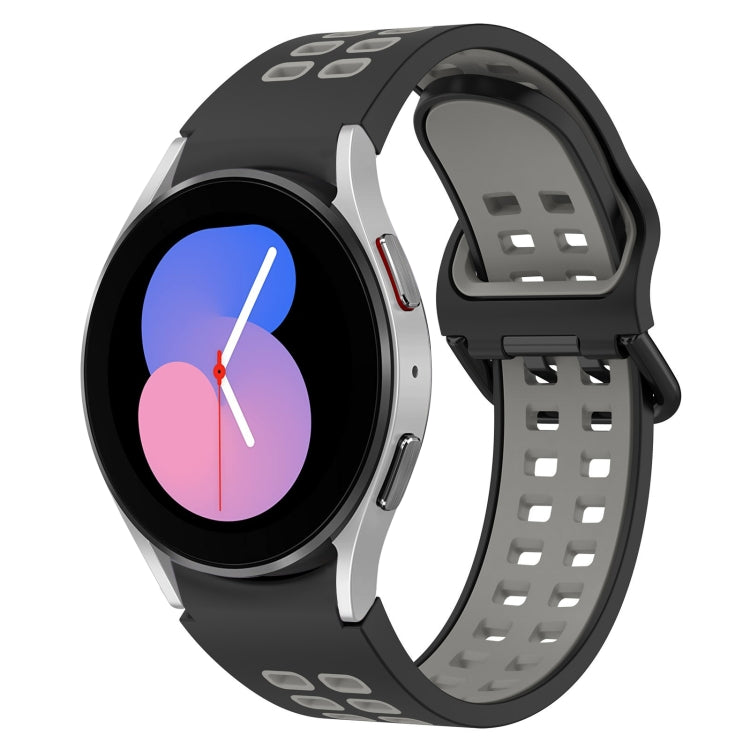 Two-Color Breathable Silicone Watch Band, For Samsung Galaxy Watch 5 40mm, For Samsung Galaxy Watch 4 44mm