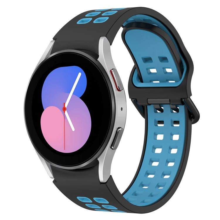 Two-Color Breathable Silicone Watch Band, For Samsung Galaxy Watch 5 40mm, For Samsung Galaxy Watch 4 44mm