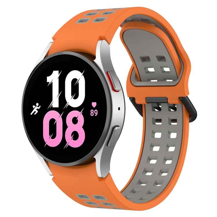 Two-Color Breathable Silicone Watch Band, For Samsung Galaxy Watch 5 44mm, For Samsung Galaxy Watch 5 Pro 45mm