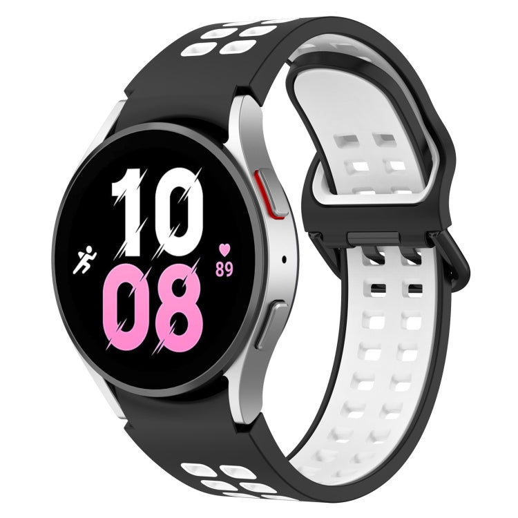 Two-Color Breathable Silicone Watch Band, For Samsung Galaxy Watch 5 44mm, For Samsung Galaxy Watch 5 Pro 45mm
