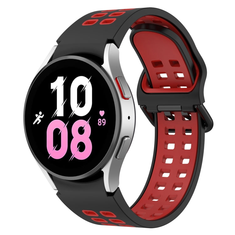 Two-Color Breathable Silicone Watch Band, For Samsung Galaxy Watch 5 44mm, For Samsung Galaxy Watch 5 Pro 45mm